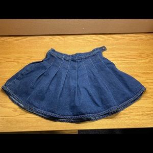 Sunday Best Aritzia Lennon Denim Pleated Tennis-Style Skirt